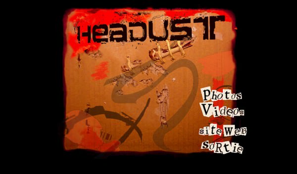 CD-ROM de l'album du groupe "Headust"