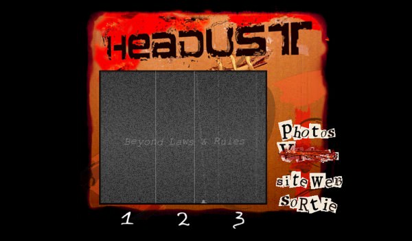 CD-ROM de l'album du groupe "Headust"